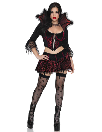Déguisement vampire sexy baroque femme