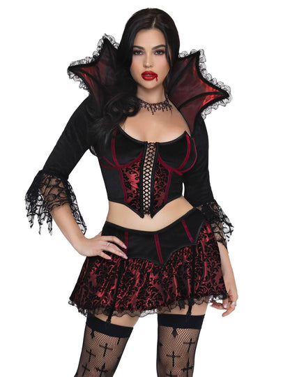 Déguisement vampire sexy baroque femme