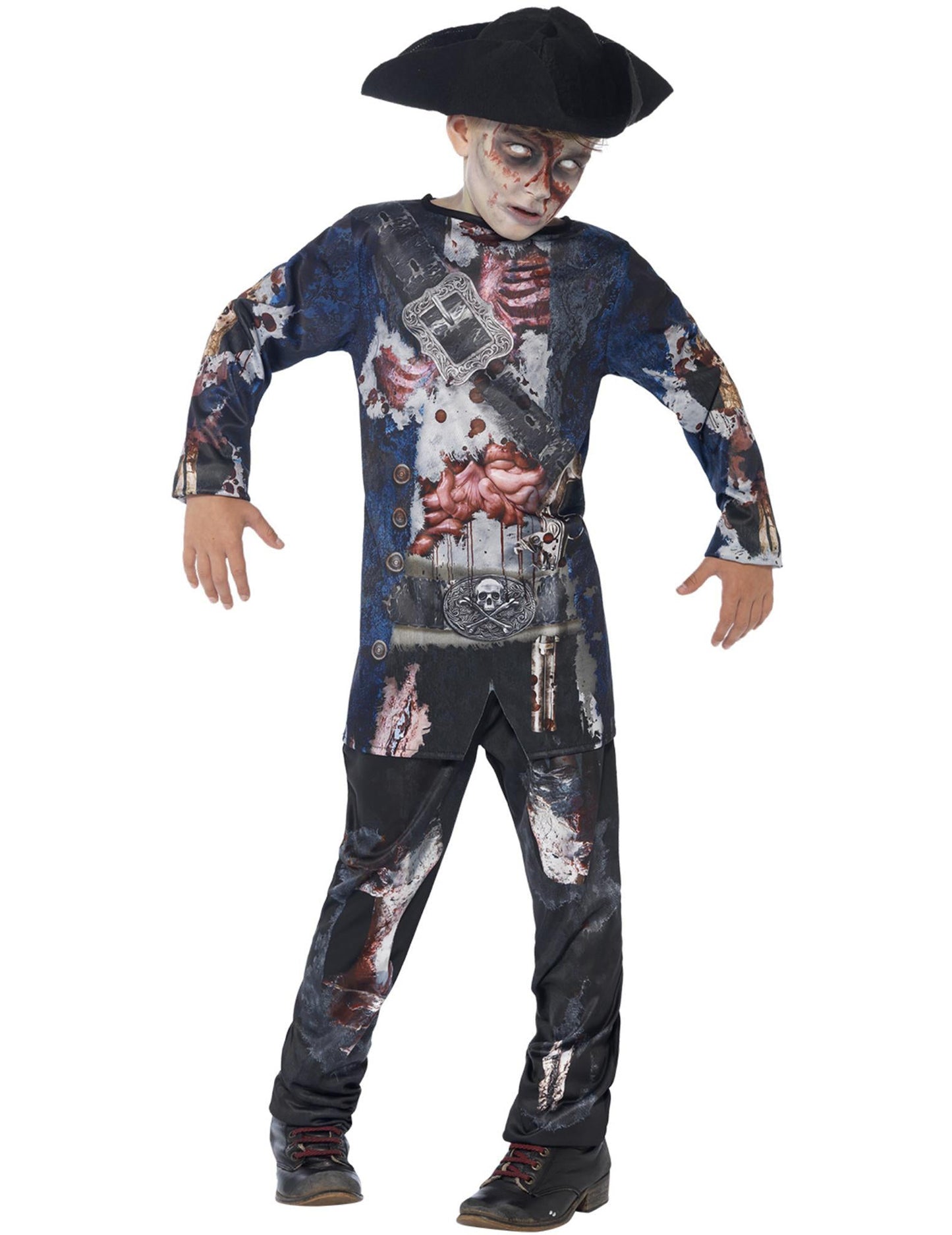 Хелоуин пиратска зомби маскировка