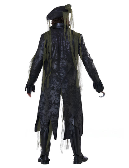 Луксозен пиратски зомби костюм за възрастни