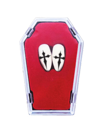 Вампирски зъби с готически кръстове