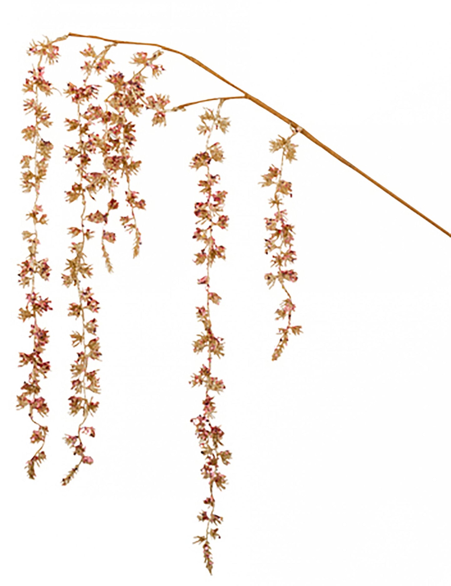 Капка клонка с розово злато и блясък 97 cm за приказна декорация