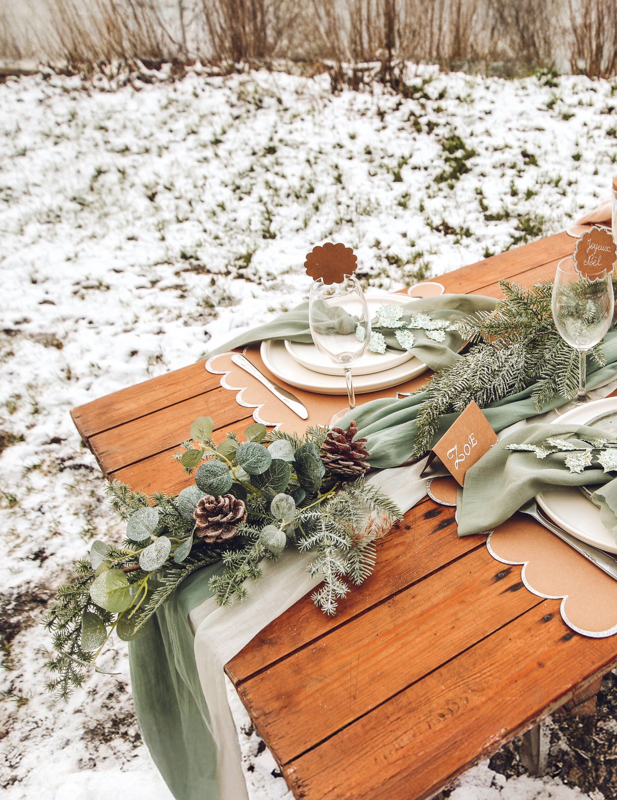 Гирляндa от смърч и евкалипт 53 cm 