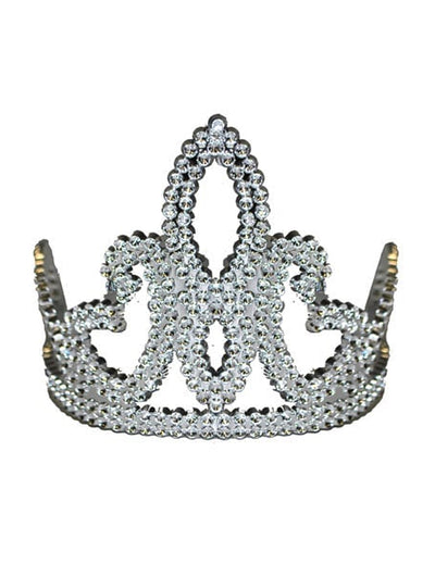 Diadème princesse pour fille argenté avec strass