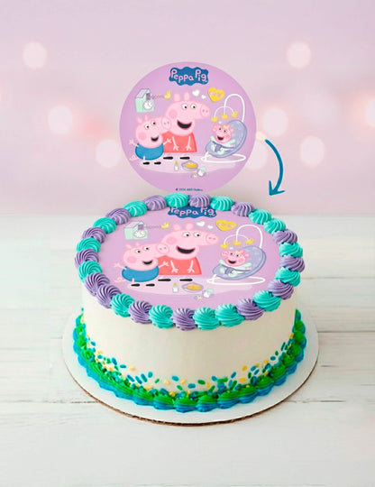 Ядлив диск за торта Peppa Pig™ New Baby 20 см