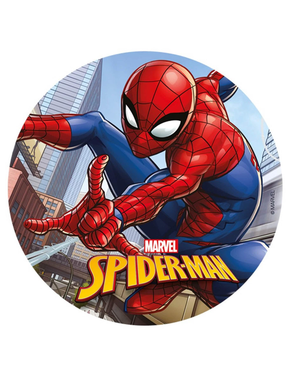 Оризова вафла Spiderman за дете червен и син