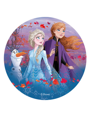 Азим диск The Snow Queen 2 Anna, Elsa и Olaf 20 cm