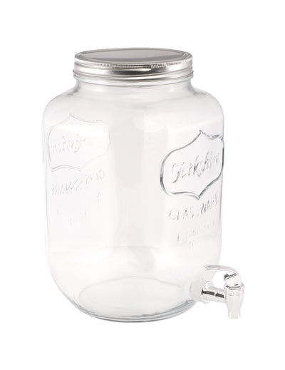 Стъклен диспенсър за напитки 8L