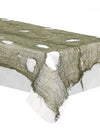 Drap troué Halloween pour décoration vert