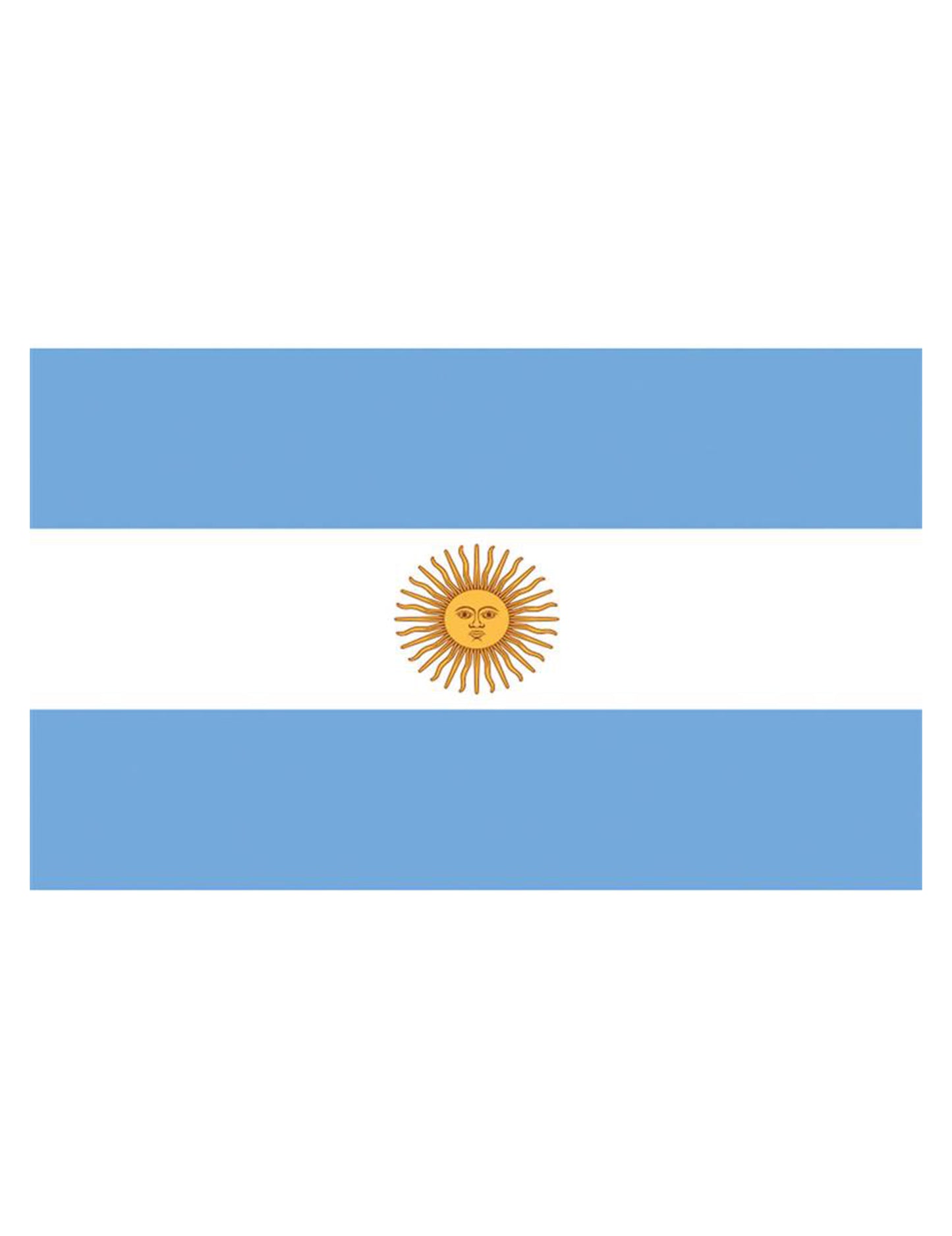 Аржентинско знаме от плат 150 x 90 cm 