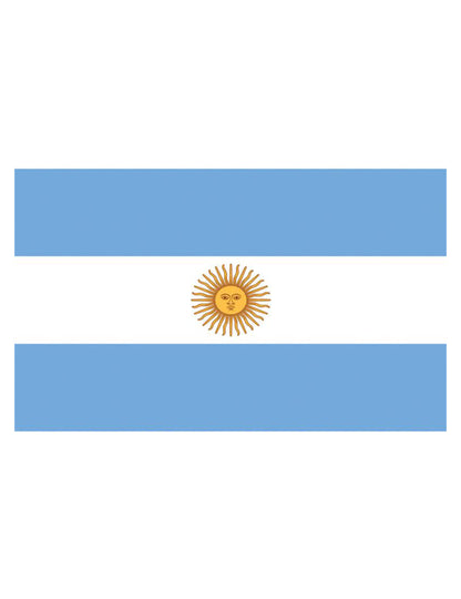 Аржентинско знаме от плат 150 x 90 cm 