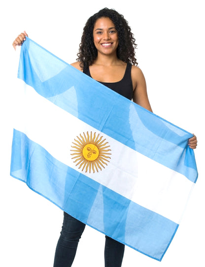 Аржентинско знаме от плат 150 x 90 cm 