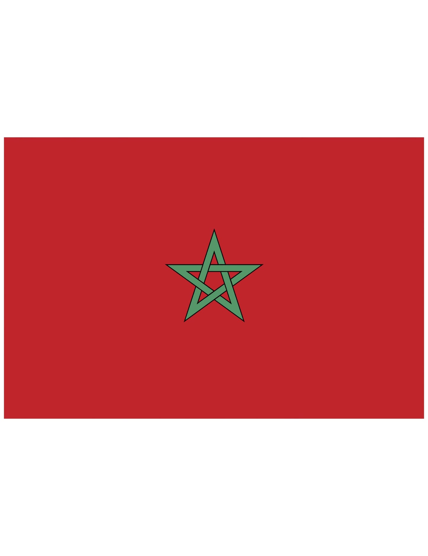 Drapeau de supporter Maroc 90 X 150 cm