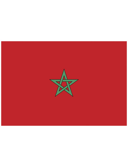 Drapeau de supporter Maroc 90 X 150 cm
