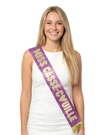 Шал Miss Casse-couille с пайети 