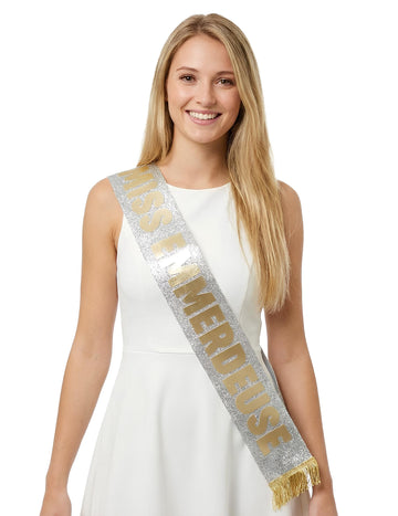 Шал Miss Emmerdeuse с пайети 