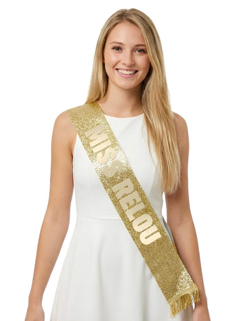 Шал Miss Relou с пайети 