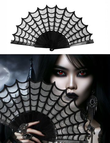 Готически паяк уеб фен