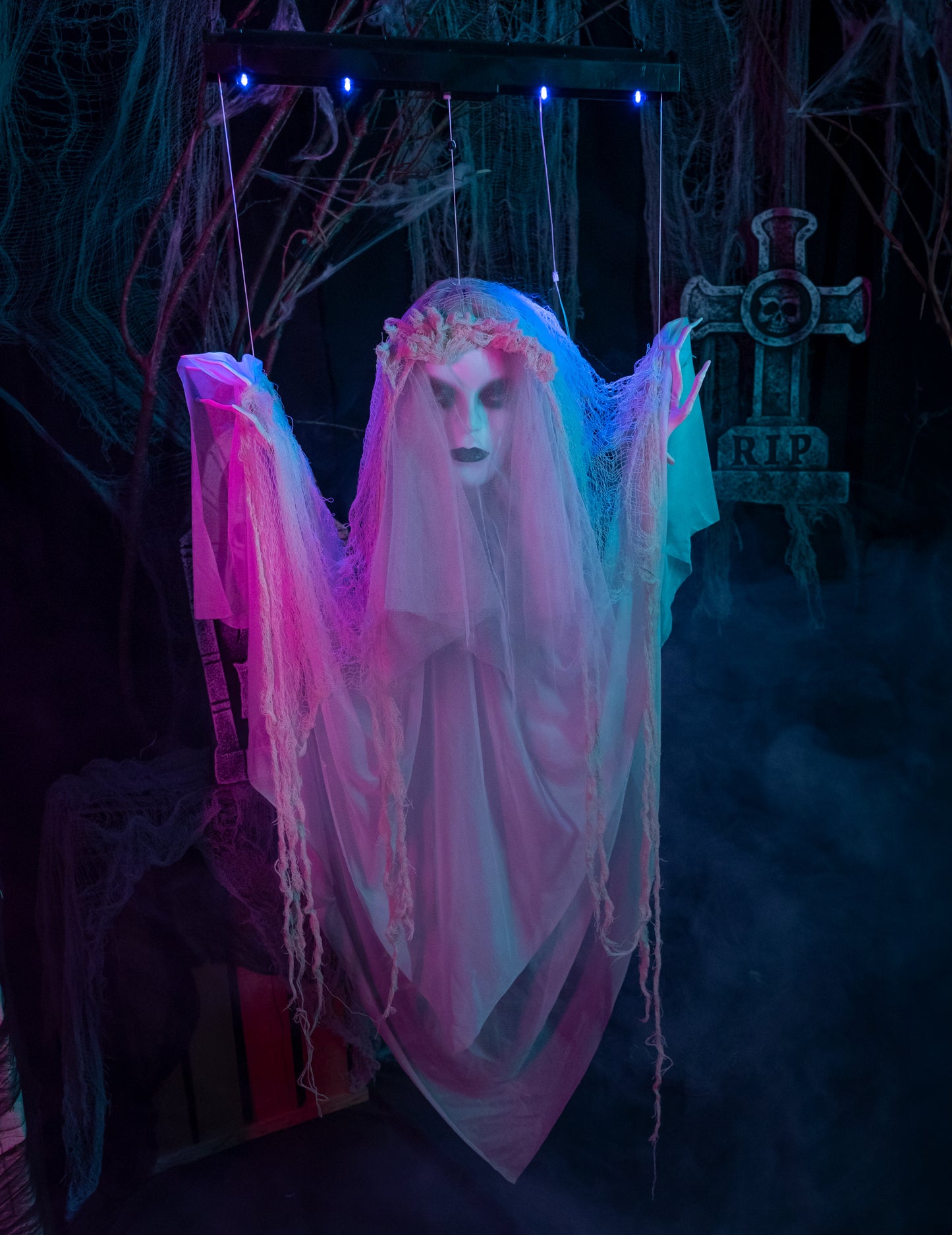 Ужасяващ плаващ призрак 120 cm