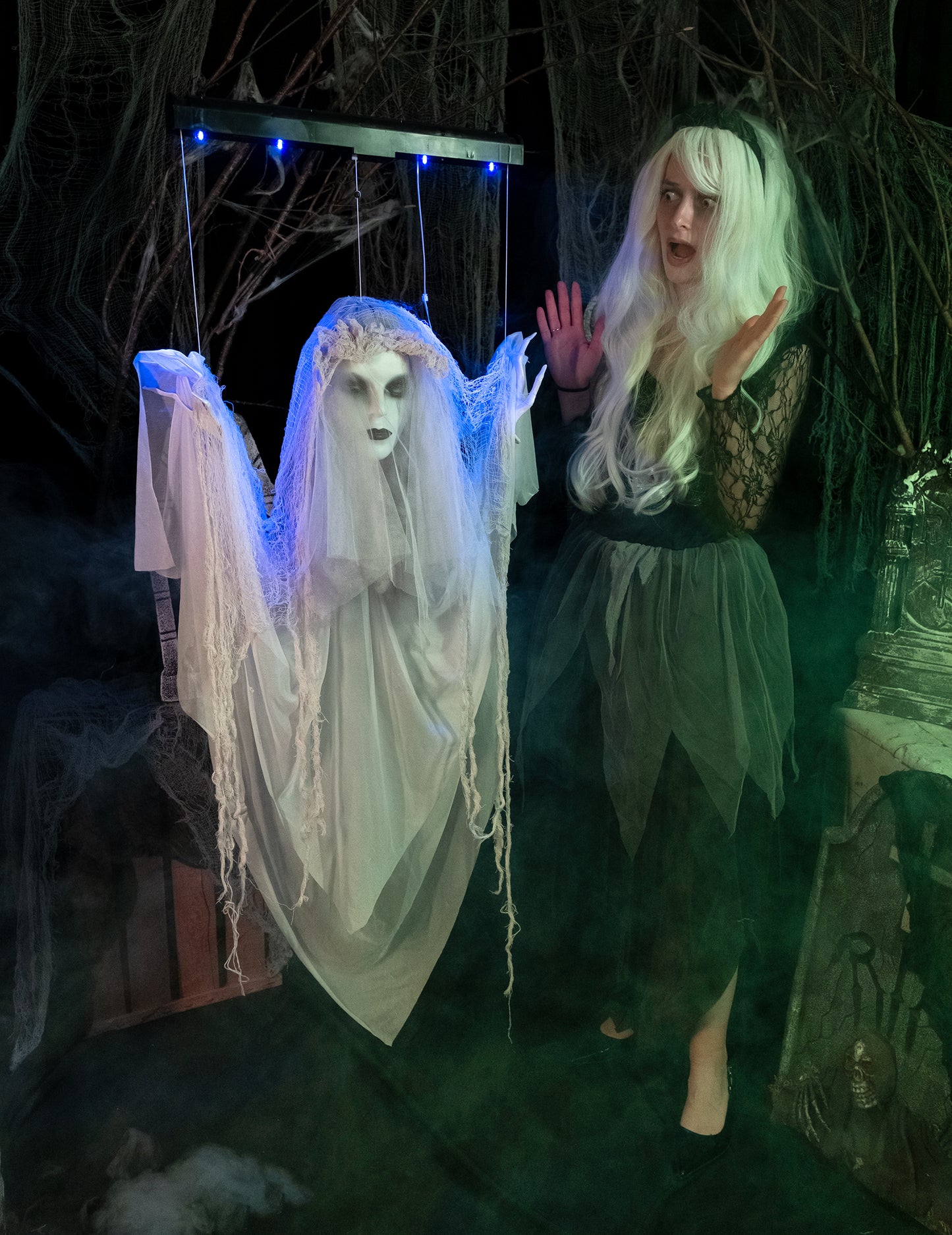 Ужасяващ плаващ призрак 120 cm