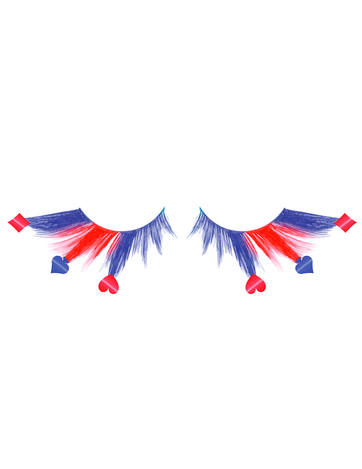 Faux cils arlequin adulte