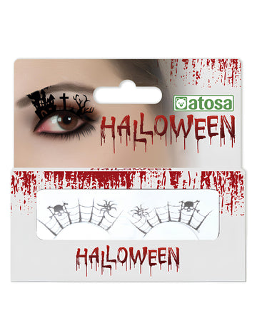 Изкуствени мигли за възрастни с черна паяжина