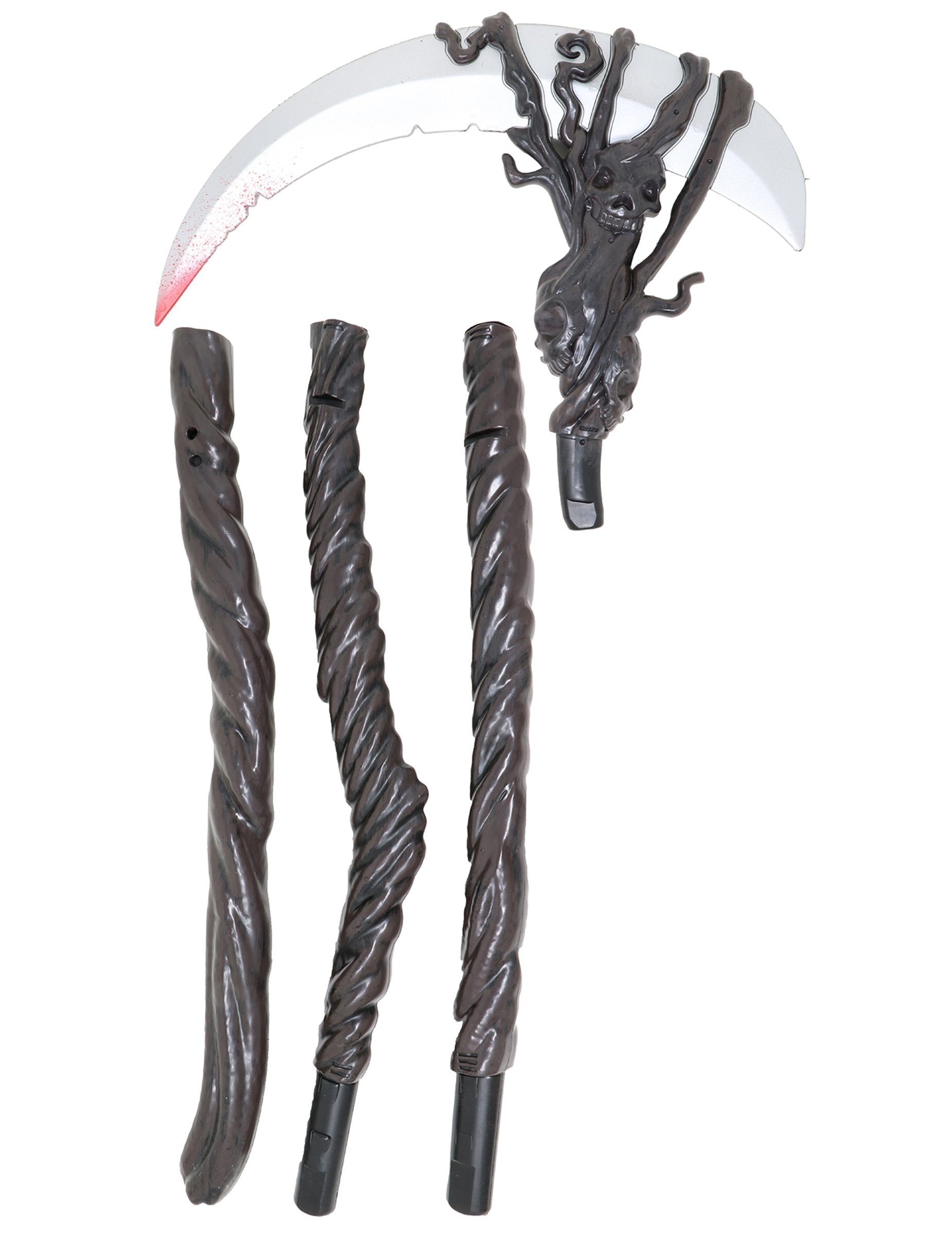 Détail des éléments détachables de la faux de faucheuse