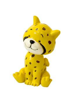 Фигурка от смола на седнал гепард, 3.5 cm х 3,5 cm