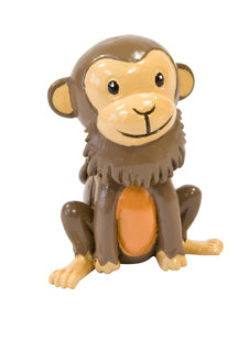 Фигурка на маймуна от смола 3 cm х 3 cm кафява джунгла тема