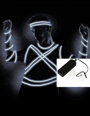 Бяла светодиодна тел 5 m