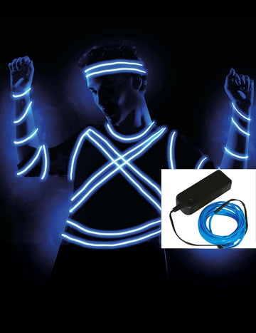 Синя светодиодна тел 5 m