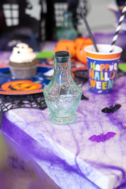 Зелен стъклен флакон 11.5 cm