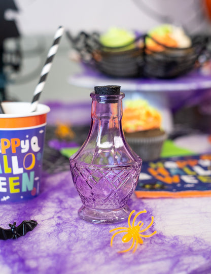 Флакон от виолетово стъкло 11,5 cm