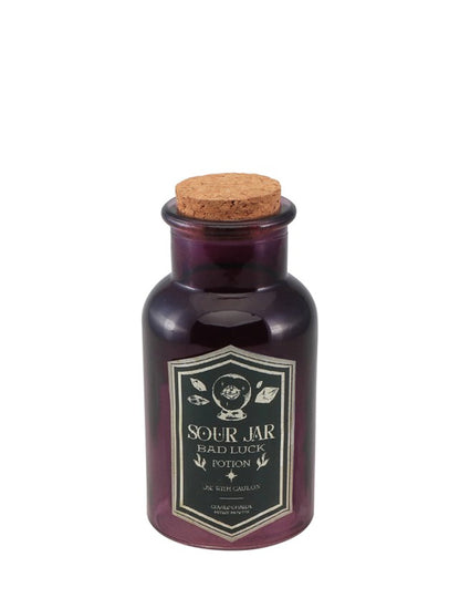 Лилав отвара стъклен флакон кисел буркан 13.5 cm