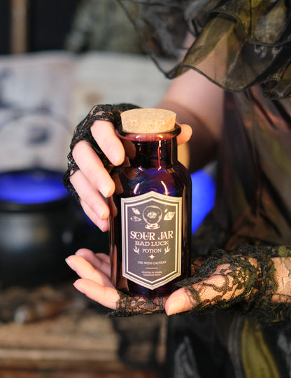 Лилав отвара стъклен флакон кисел буркан 13.5 cm