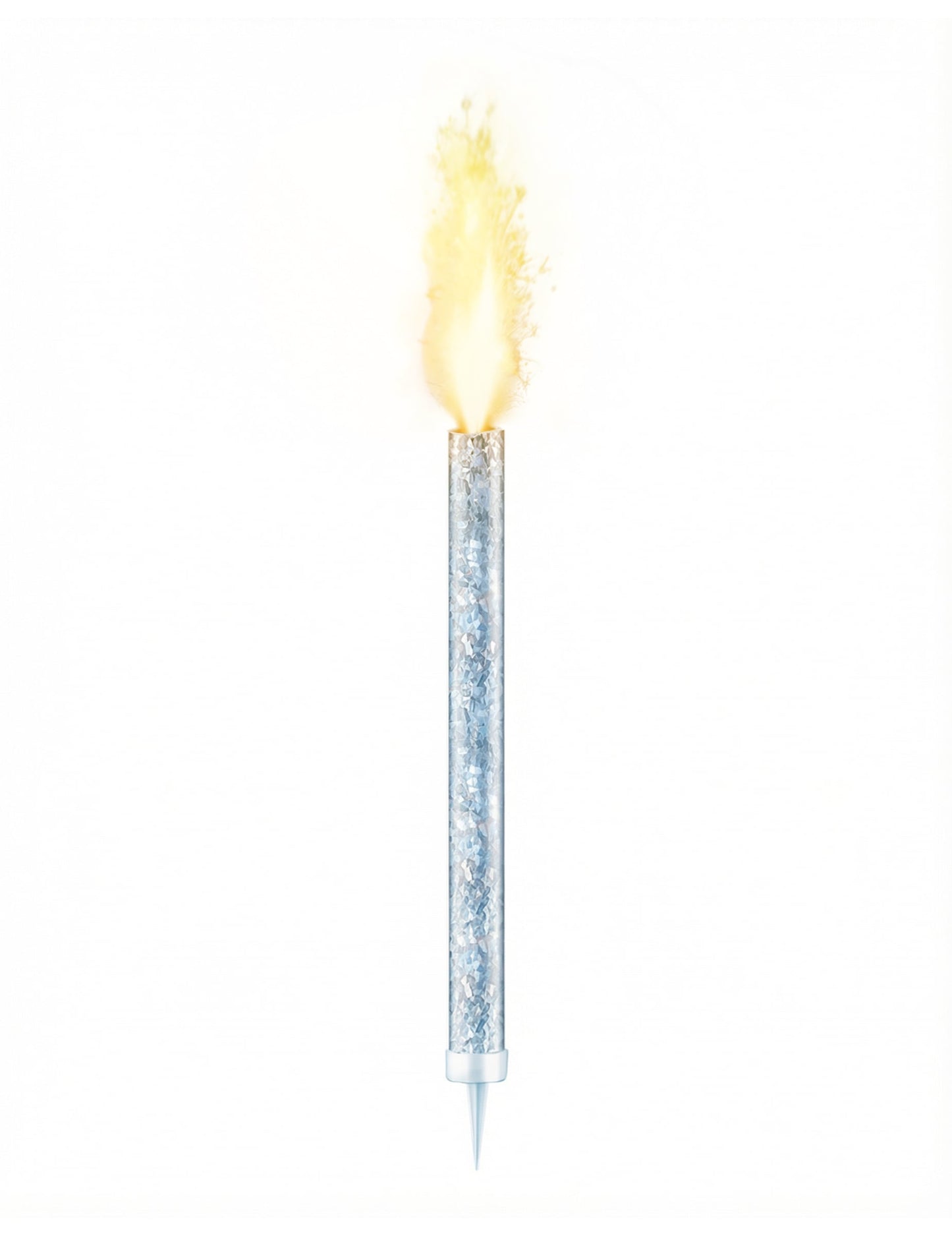 Grande fontaine scintillante dorée pour fête 20 cm durée 90 secondes