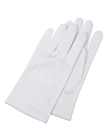 Луксозни бели ръкавици за възрастни на Дядо Коледа