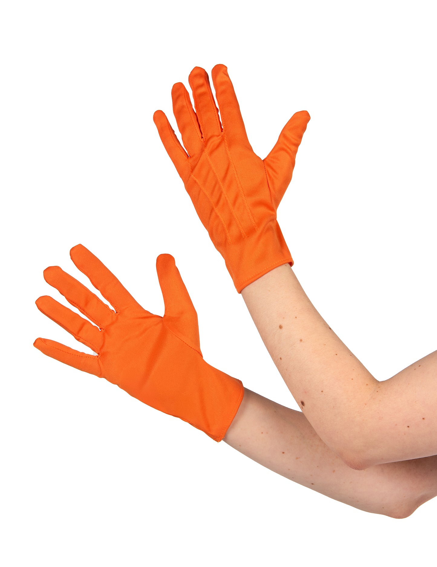 Къси оранжеви ръкавици за възрастни