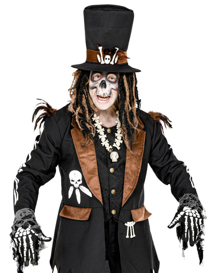 Хелоуин скелетни ръкавици за възрастни