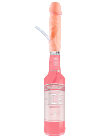 Goulot zizi pour adulte couleur chair avec paille