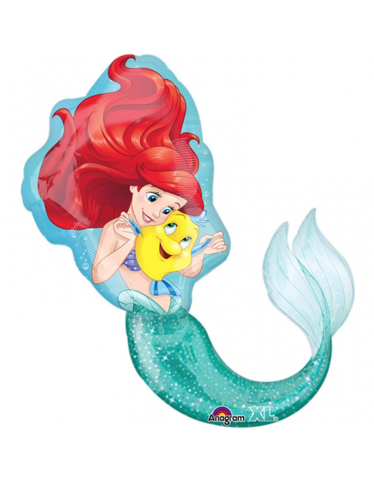 Гигантски алуминиев балон малката русалка 86 см