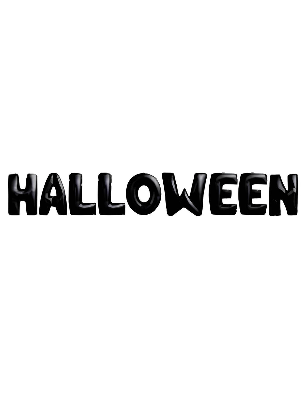 Гирлянда от балони от алуминий halloween черни букви