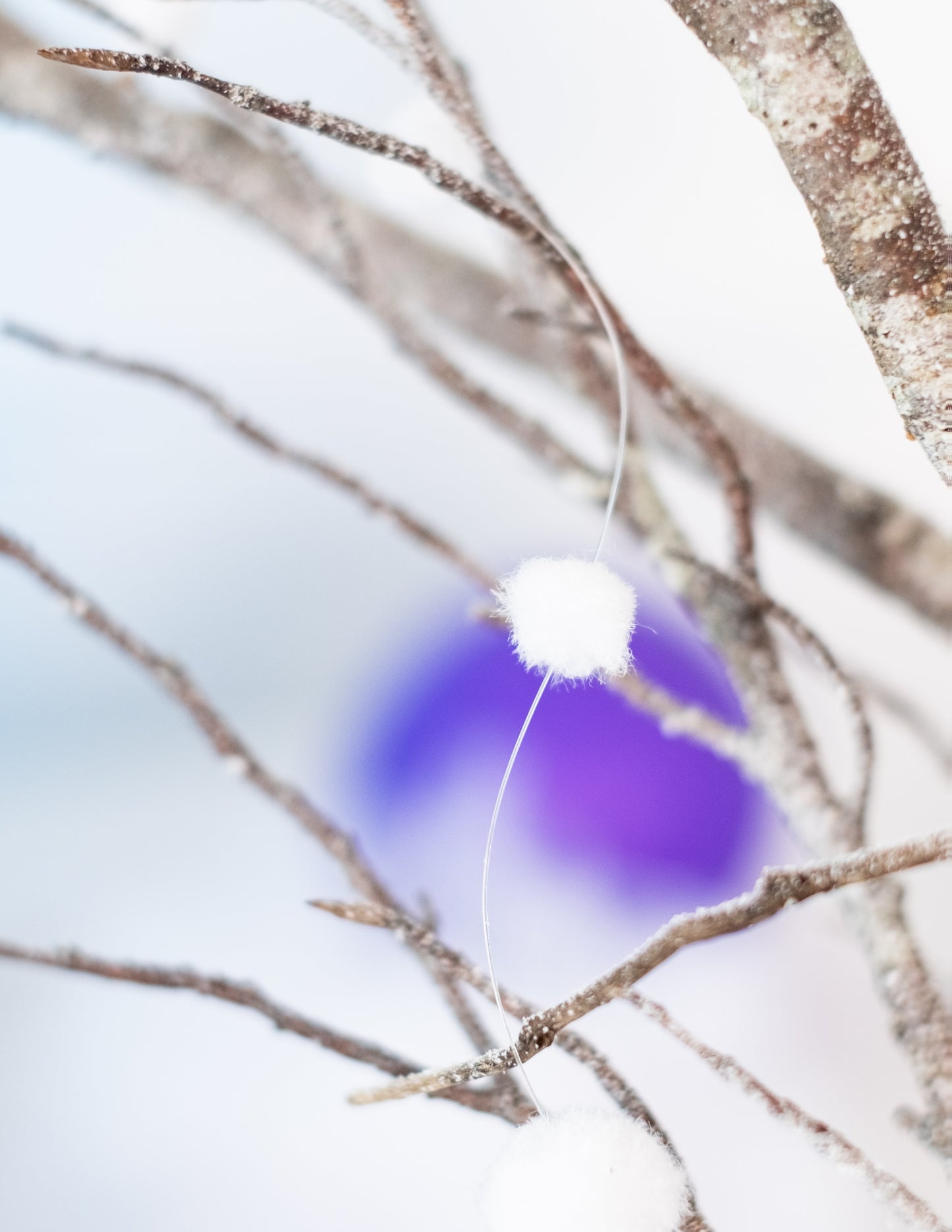 Гирлянда от снежни топки 135 cm полярна украса