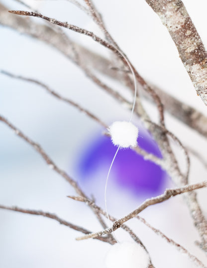 Гирлянда от снежни топки 135 cm полярна украса