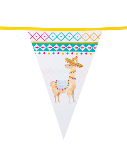 Гарланд от бяла лама пластмасови пеналта 30 x 20 cm 6m 6m 6m