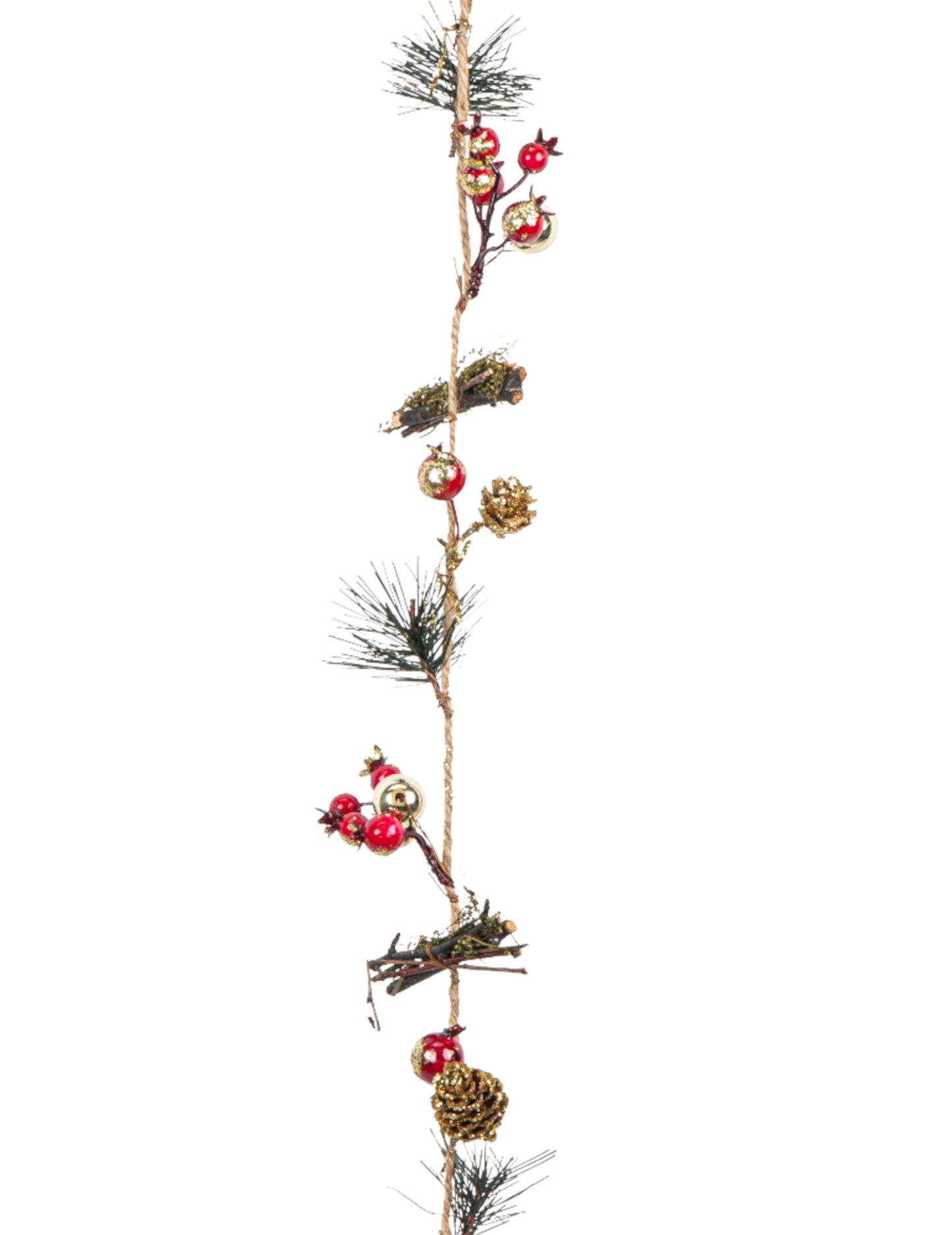 Гирлянда от шишарки и плодчета 120 cm 