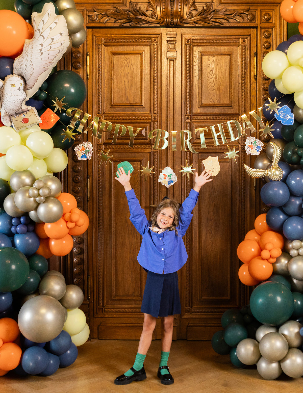 Guirlande double Harry Potter™ Happy Birthday 2 m