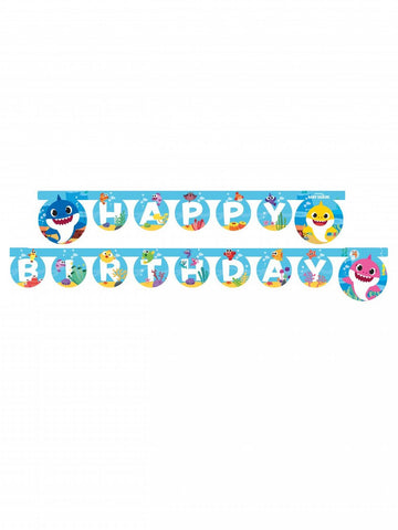 Честит рожден ден бебе акула 2 м хартиена гирлянда