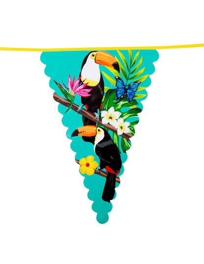 Toucan пластмасови знамена 45 x 30 cm 6 m