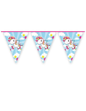 Unicorn pennant garland